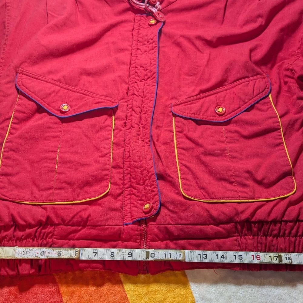**SALE** Vintage Andy Johns Puffer Ski-style Coat Women's M 80s 90s - Picture 8 of 13
